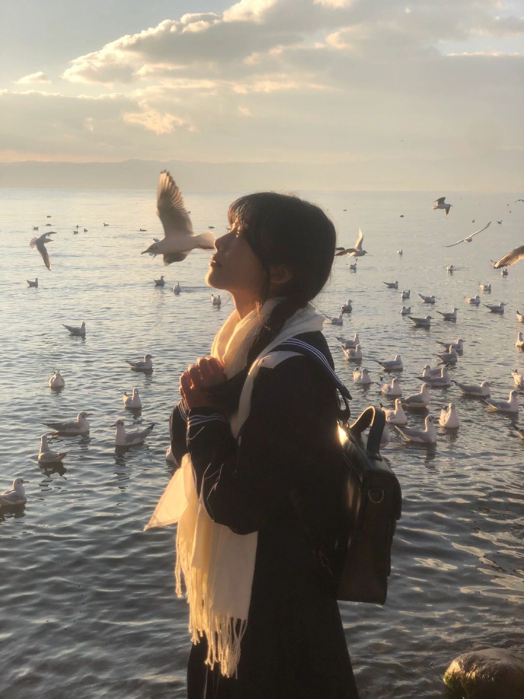 存一些洱海的拍照姿势📸 ​