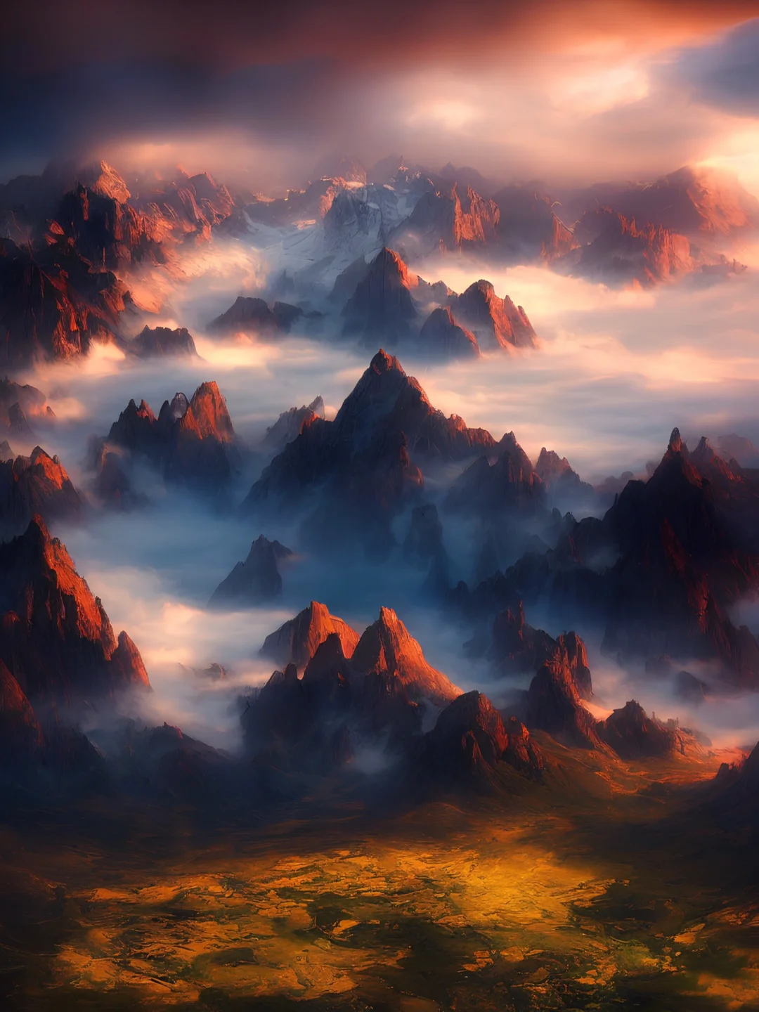 AI眼中的千里江山图！！！