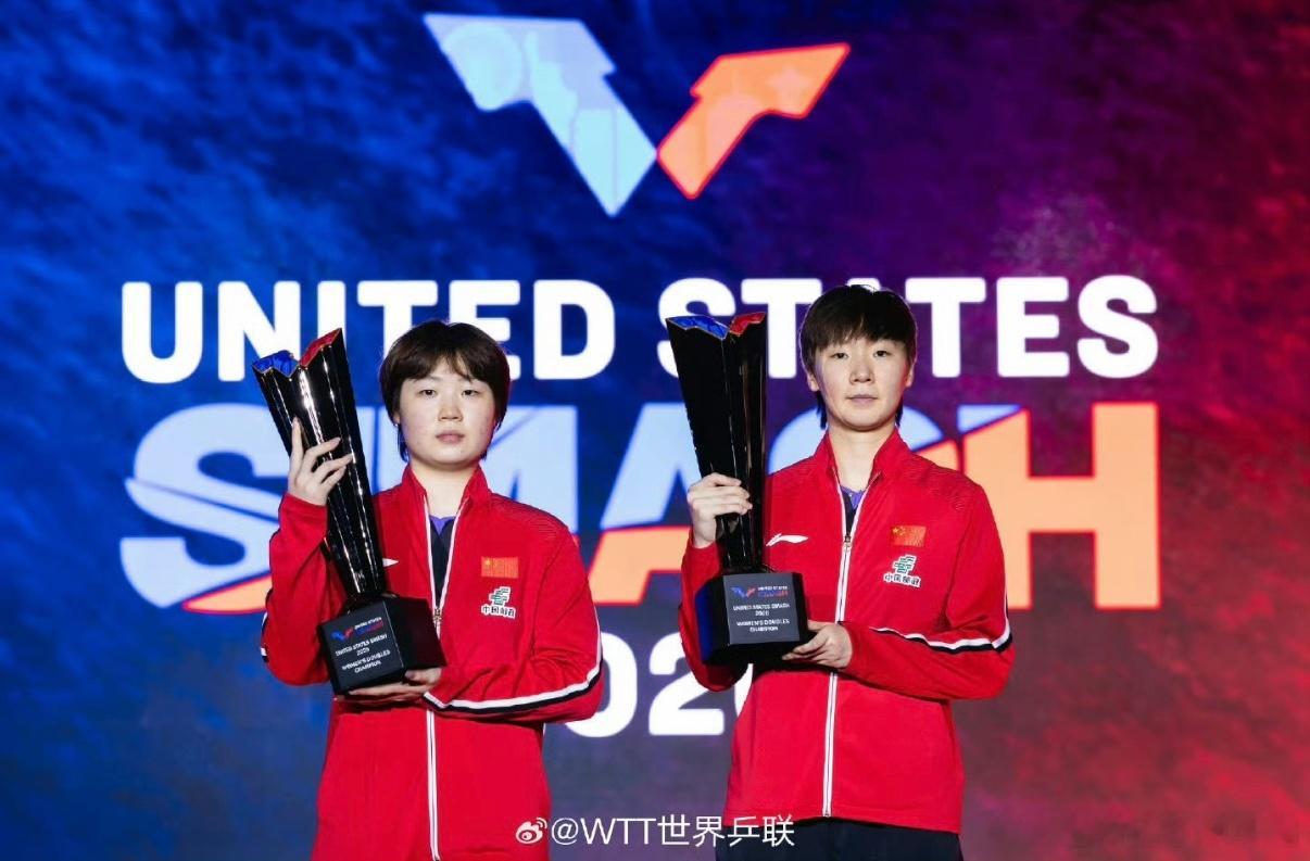 2026年WTT美国大满贯，中国女乒再创佳绩：孙颖莎、蒯曼包揽女单冠亚...