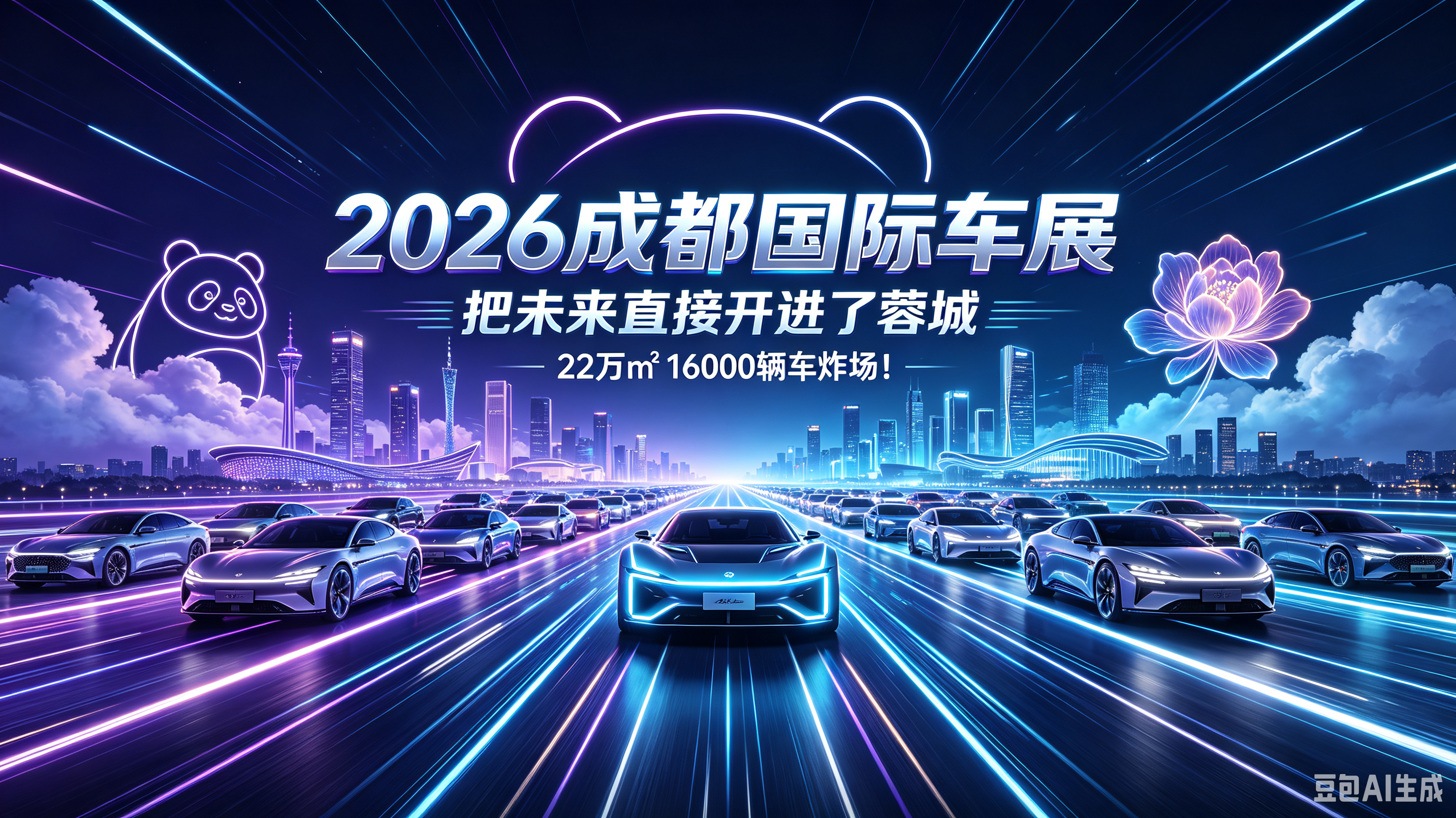 22万㎡、1600辆车炸场！2026成都车展，把未来直接开进了蓉城