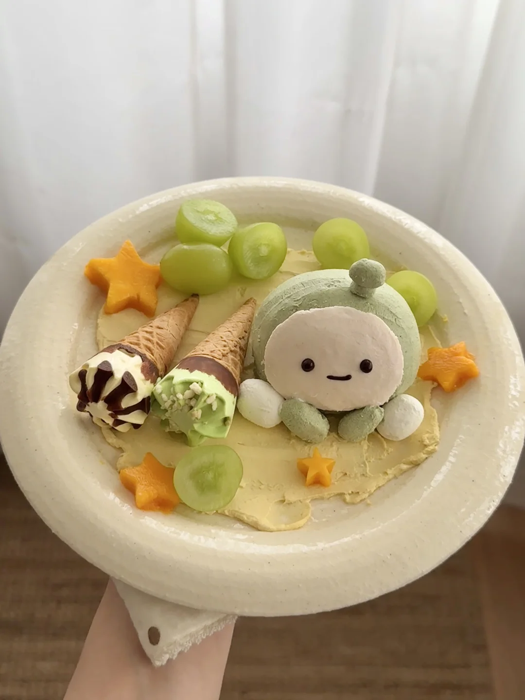 🌟蛋仔青提冰淇淋酸奶碗