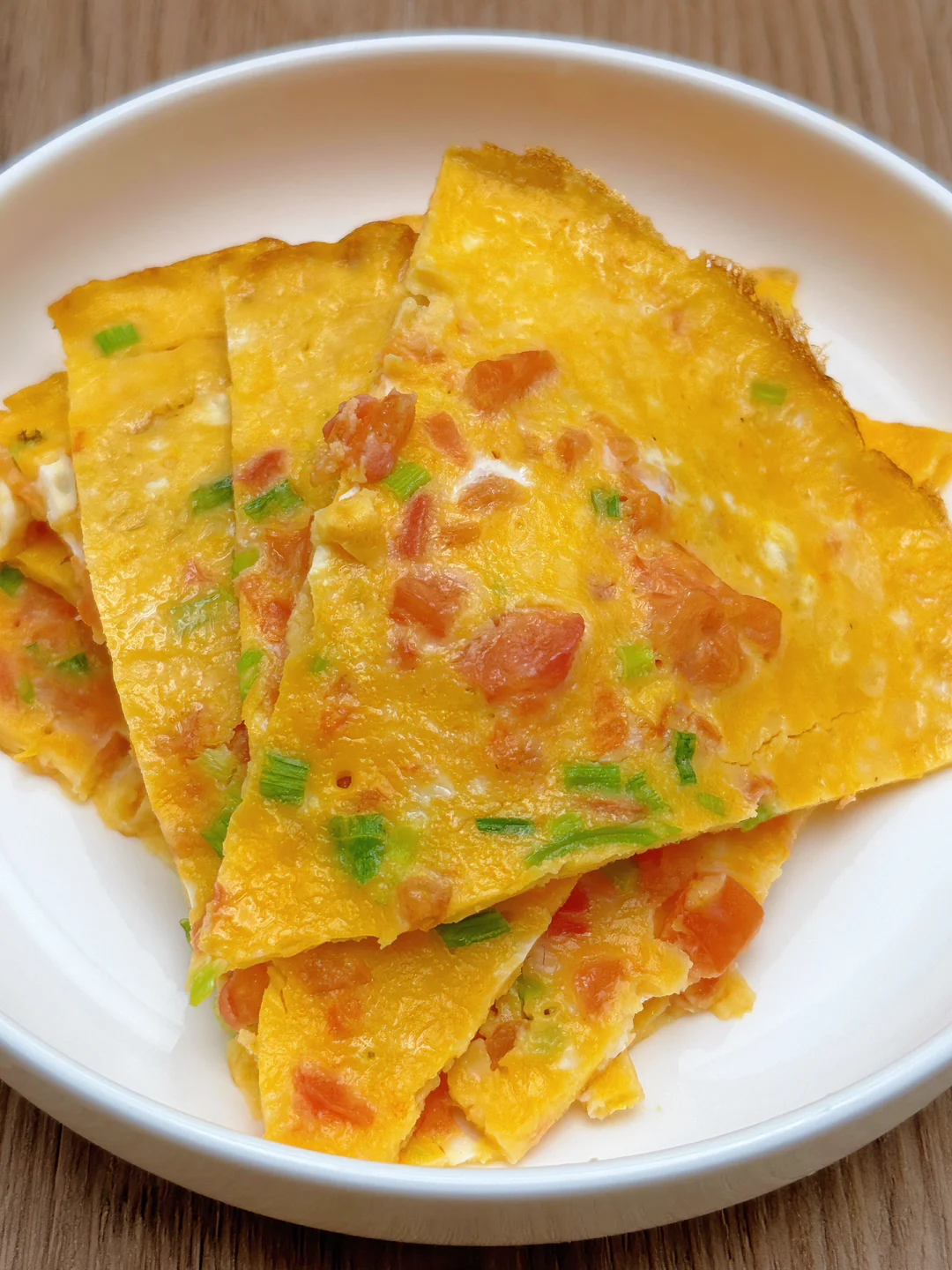 这个鸡蛋饼也太好吃了，一大盘才100大卡😋