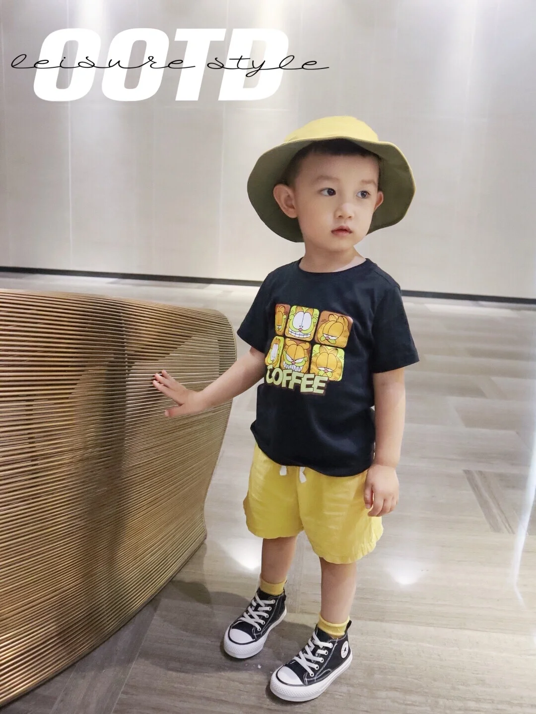 OOTD男童|姜黄色💛不费力奶帅穿搭