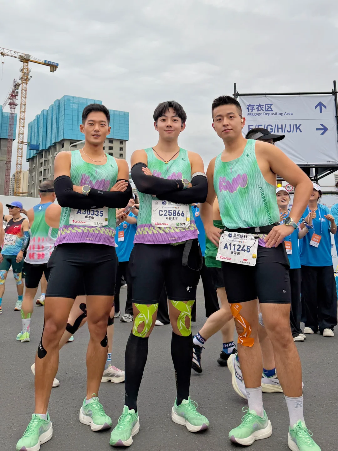 2026兰州马拉松｜兰马三兄弟跟你们一起加油！