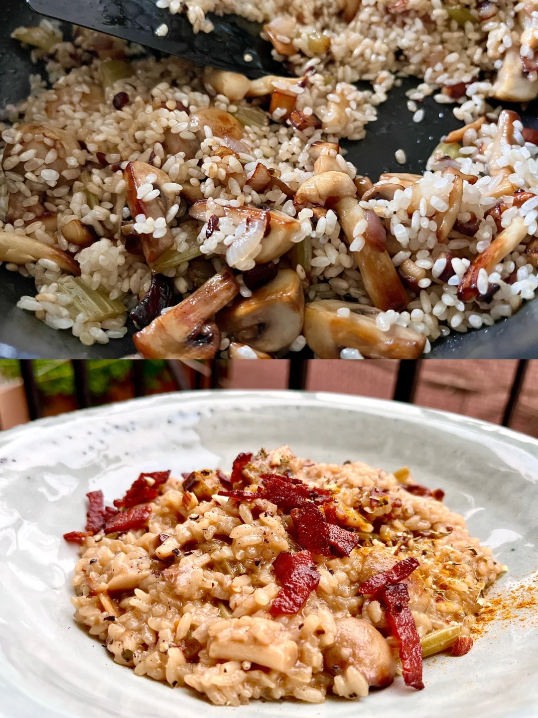 ☁️｜鲜❗️简单西餐｜菌菇烩饭MushroomRisotto