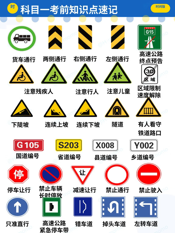 科目一不用急‼️考前看完这些知识点90+