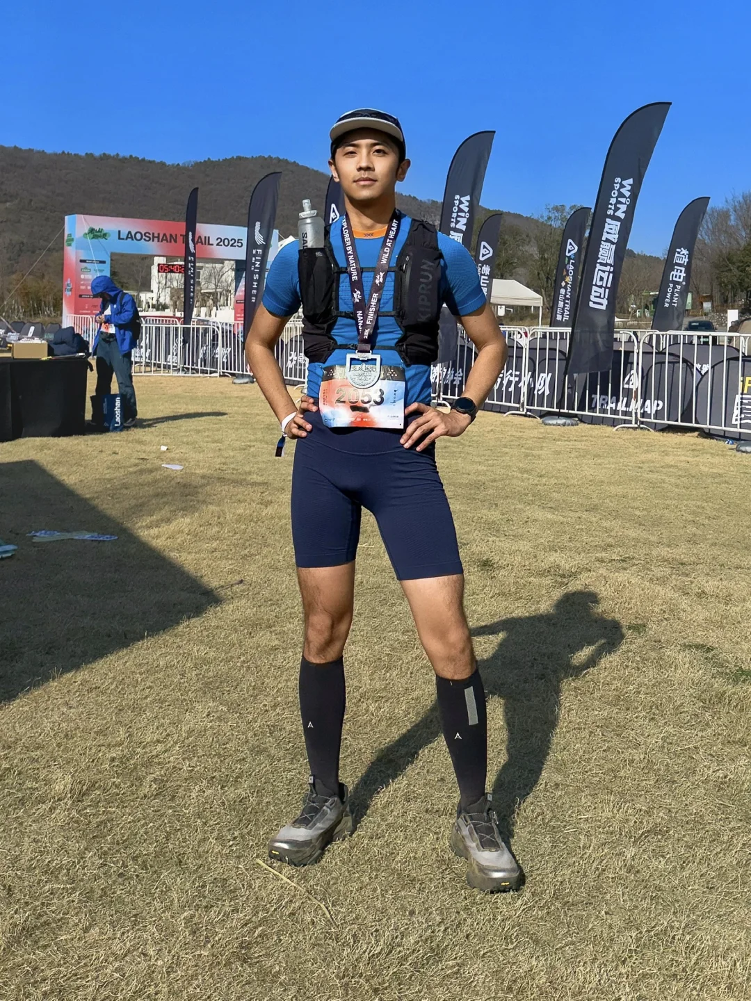 肺部手术一周年庆，南京老山22公里跑山完赛
