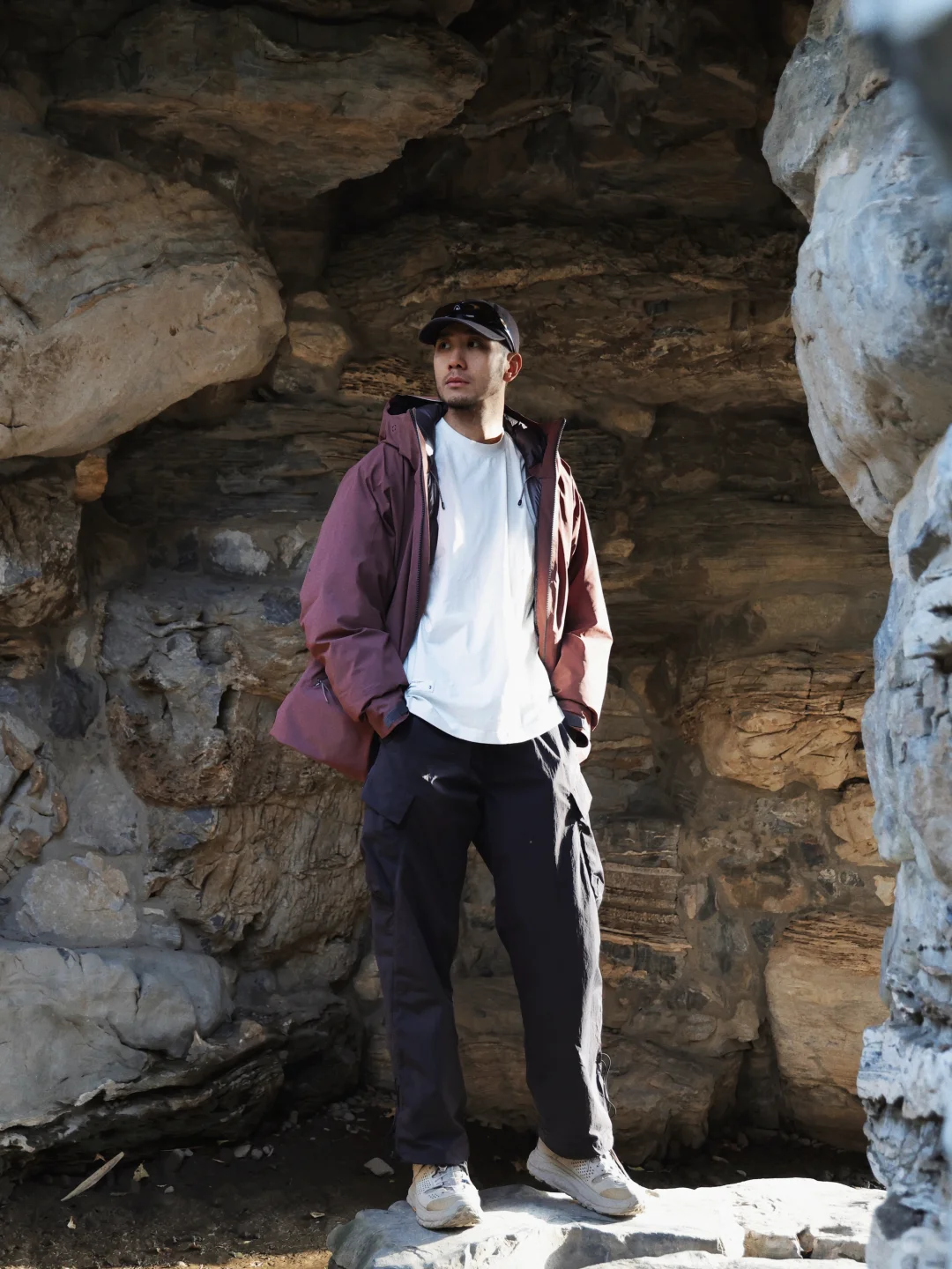 第一次尝试红色羽绒服，好看么