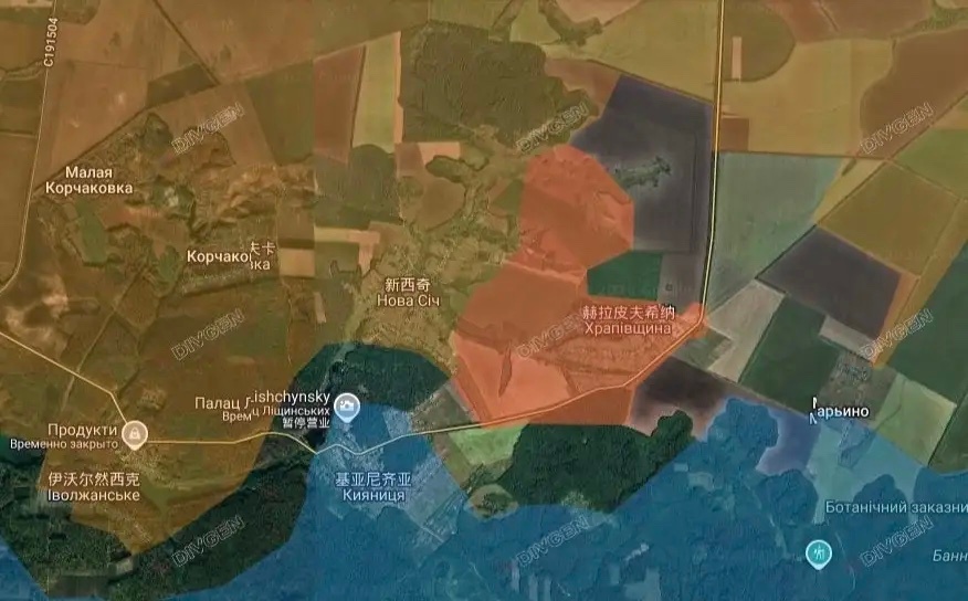 俄军北部集群突击队击溃了乌军第47独立机械化旅的抵抗，占领了苏梅州赫拉皮夫希纳，并继续向州府苏梅市推进。接下来，俄军还需要占领基亚尼齐亚，如此才能大幅扩大桥头堡，以便后续更好地向苏梅市推进。
之前俄军已占领霍京东面的皮萨列夫卡，控制了至关重要的苏梅-尤纳科夫卡N07公路。这严重阻碍了乌 ​