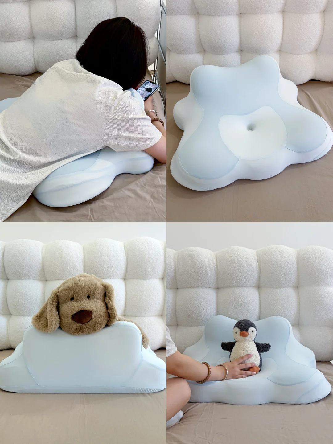 躺进一片云里☁️趴睡枕带来的舒适
