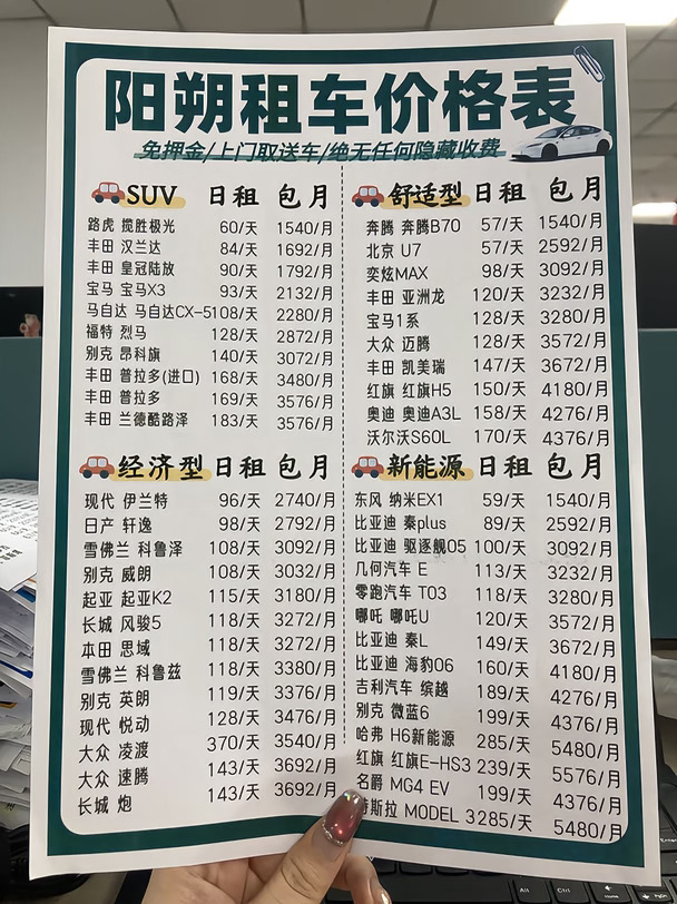 暑假阳朔租车价格🔥人均30➕租车攻略