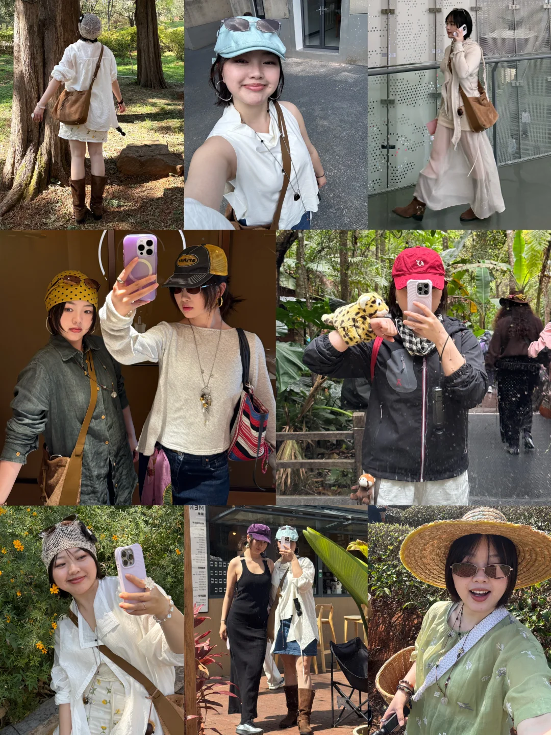 7套大理旅行Look🍃春天当然去大自然走走～