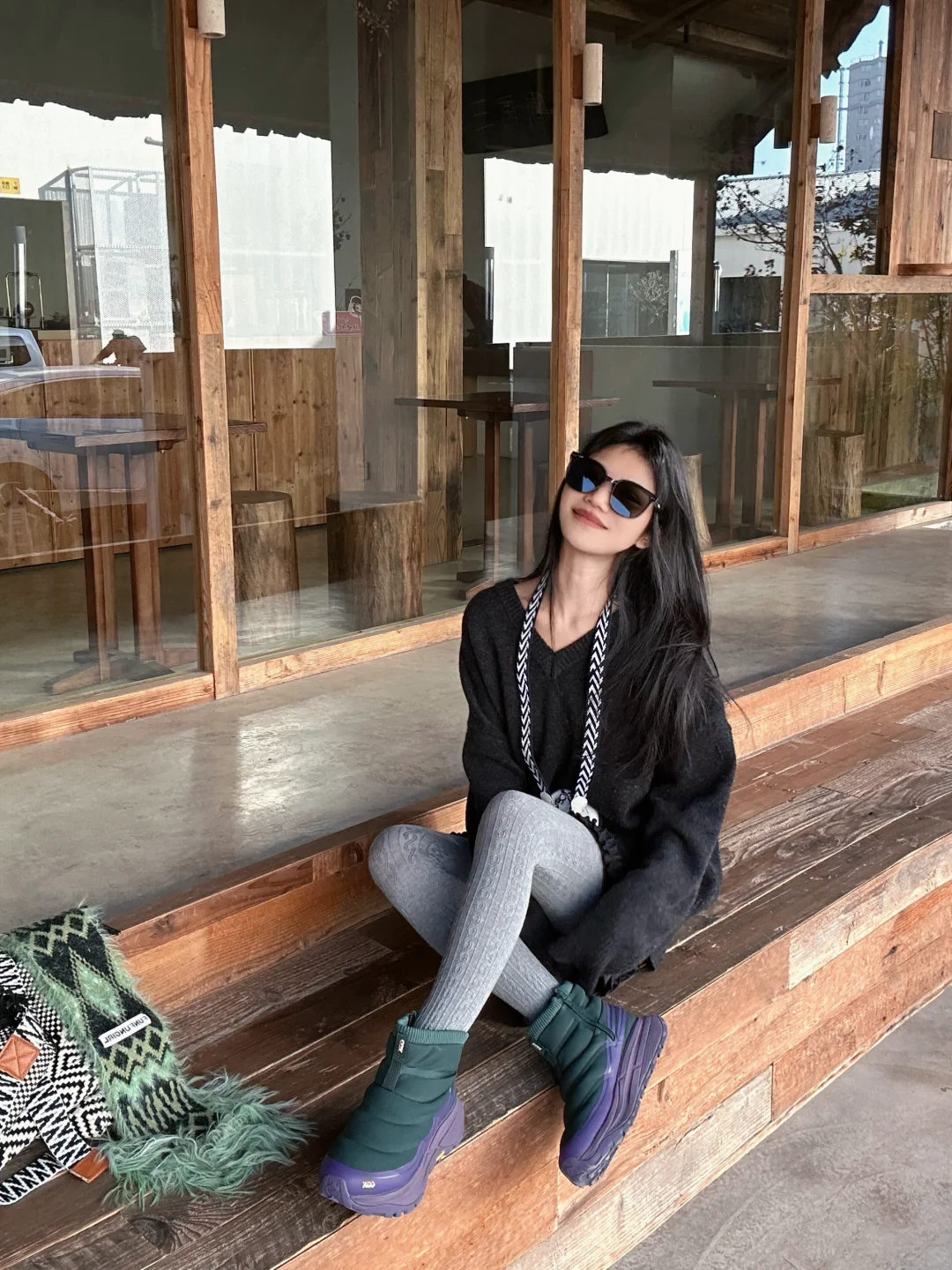 把冬日松弛感焊在身上