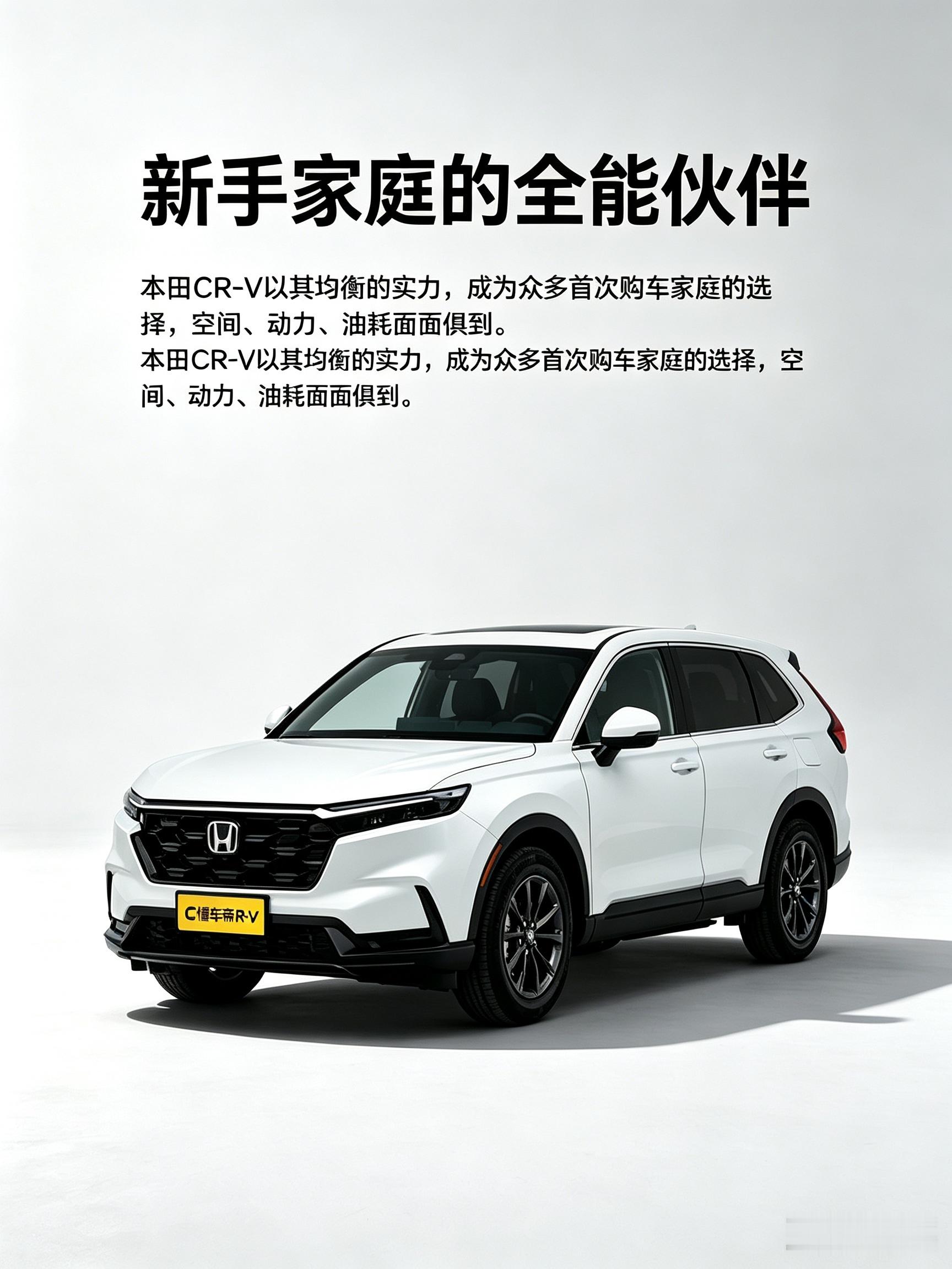 本田CR-V，新手第一台车省心之选