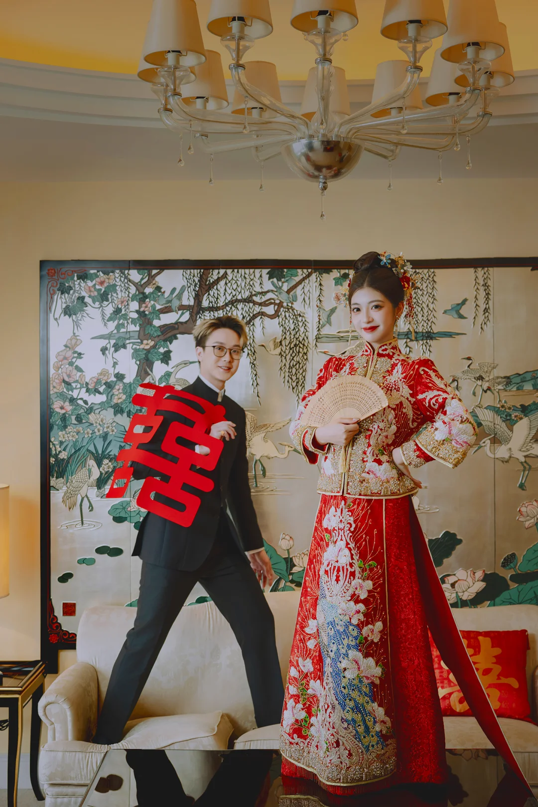 这酒店中式出嫁真的绝！