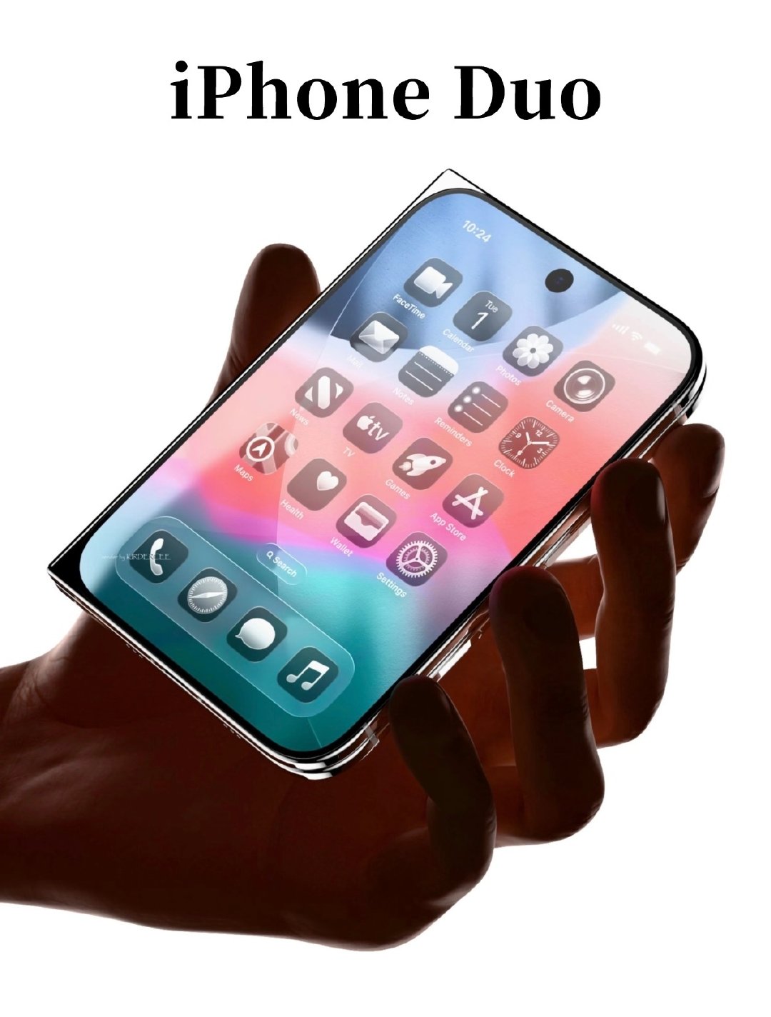 #苹果Duo怎么读#苹果新折叠叫iPhone Duo，我用AI查了一下，叫这个名字的都意味着两种形态或者功能，
那不就是“多”嘛，
我就叫它“苹果多”[喵喵] ​