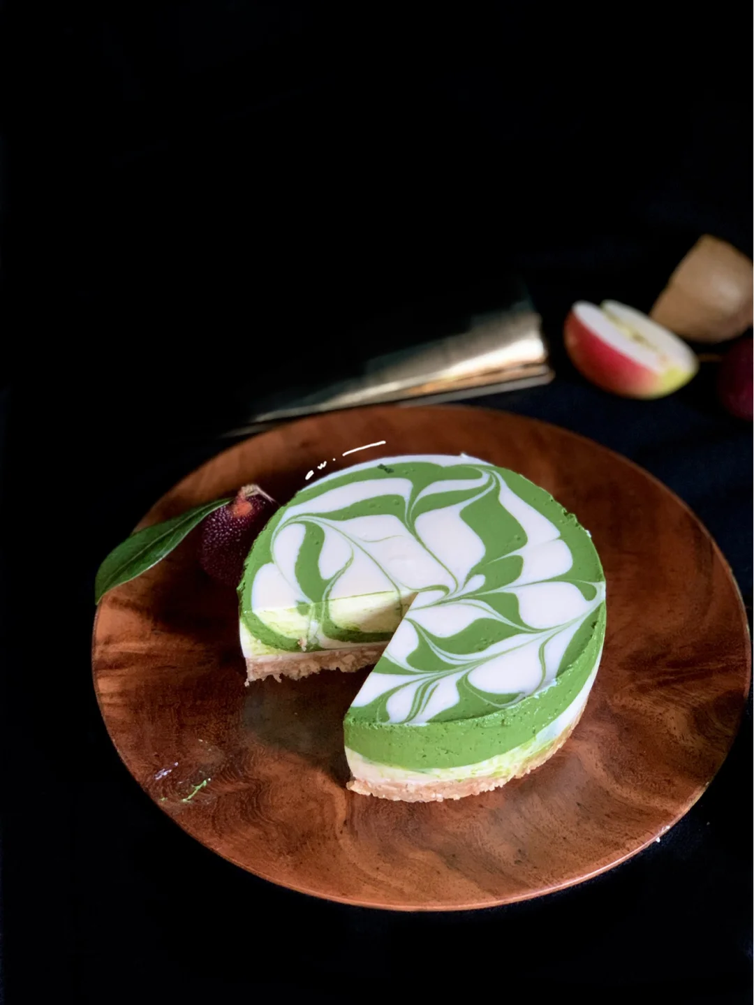 低糖低油版🍵大理石抹茶慕斯蛋糕🌿