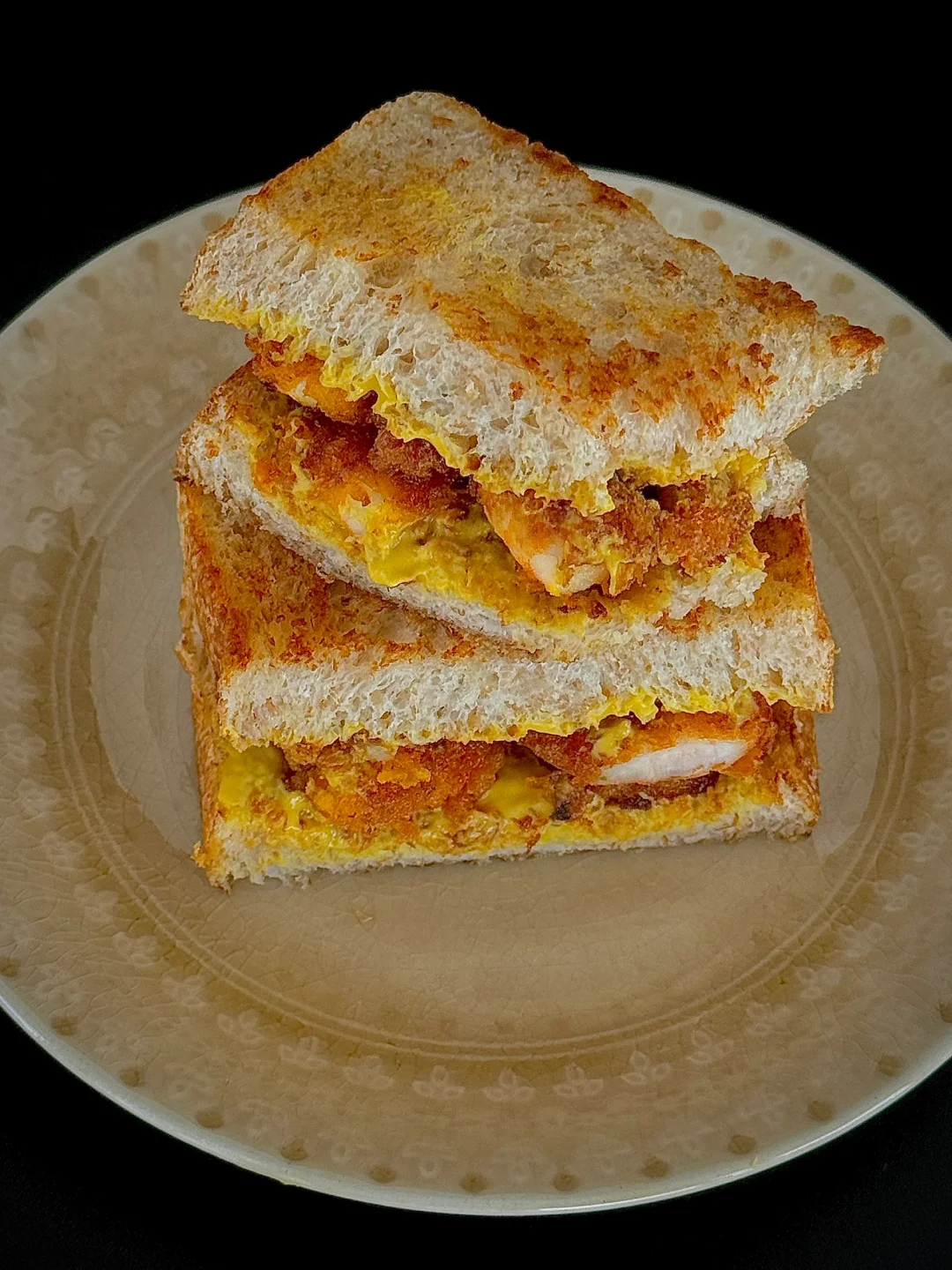 不让日料店赚我的钱！日式炸虾全麦三明治🥪