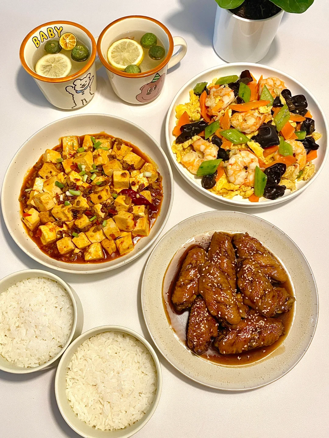 二人食｜🔥麻婆豆腐➕可乐鸡翅 太下饭啦❗️