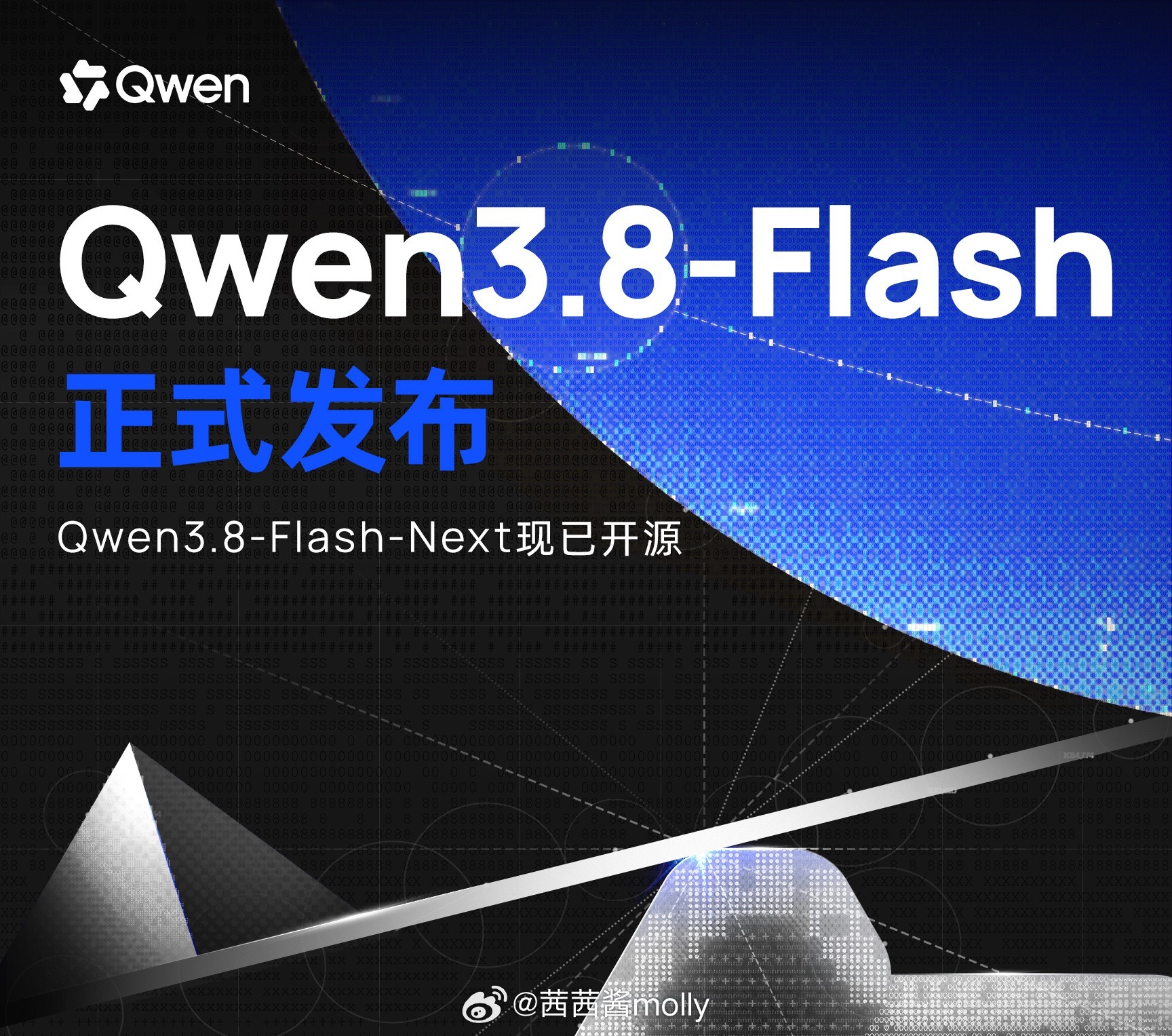#阿里发布Qwen3.8Flash#刚刚阿里扔出一记重磅，Qwen3.8‑Flash正式发布还直接开源，这波操作着实让人意外。千亿总参数，推理只激活6B，就能对标Claude Opus4.6的实力，用极低算力跑出顶尖模型效果。

成本控制更是杀到新高度，训练成本相比上一代直接砍掉近九成，API定价也极具冲击力，价格几乎做到竞 ​