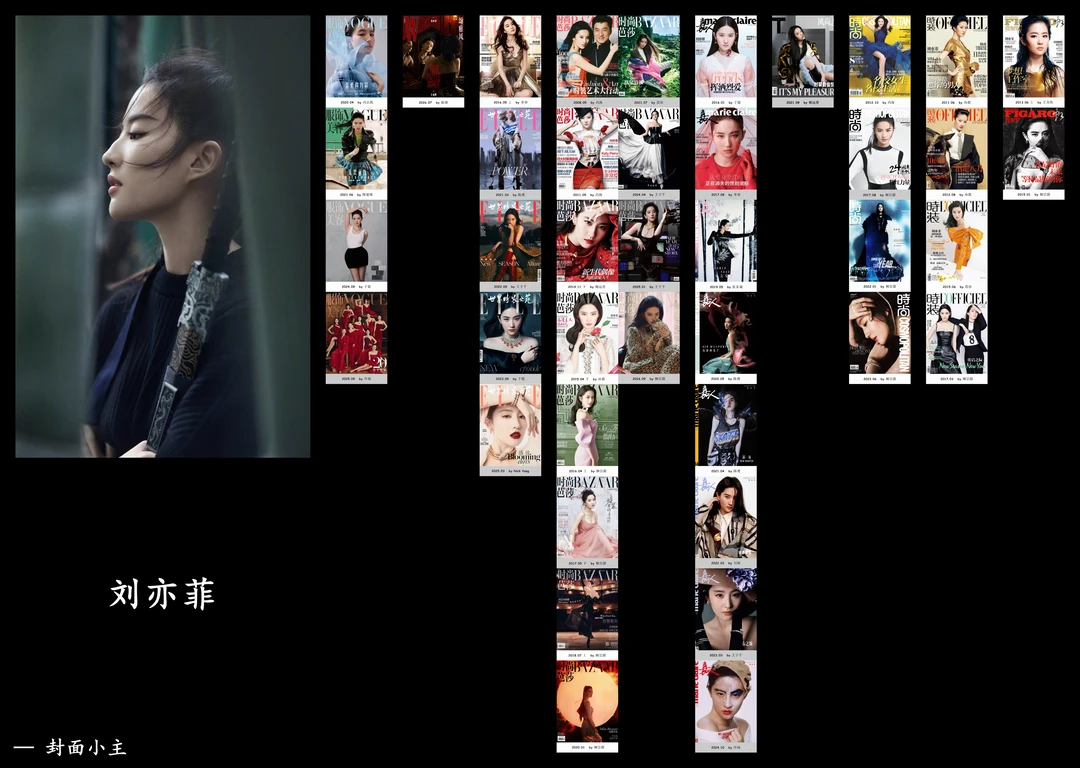 刘亦菲主流女刊合集