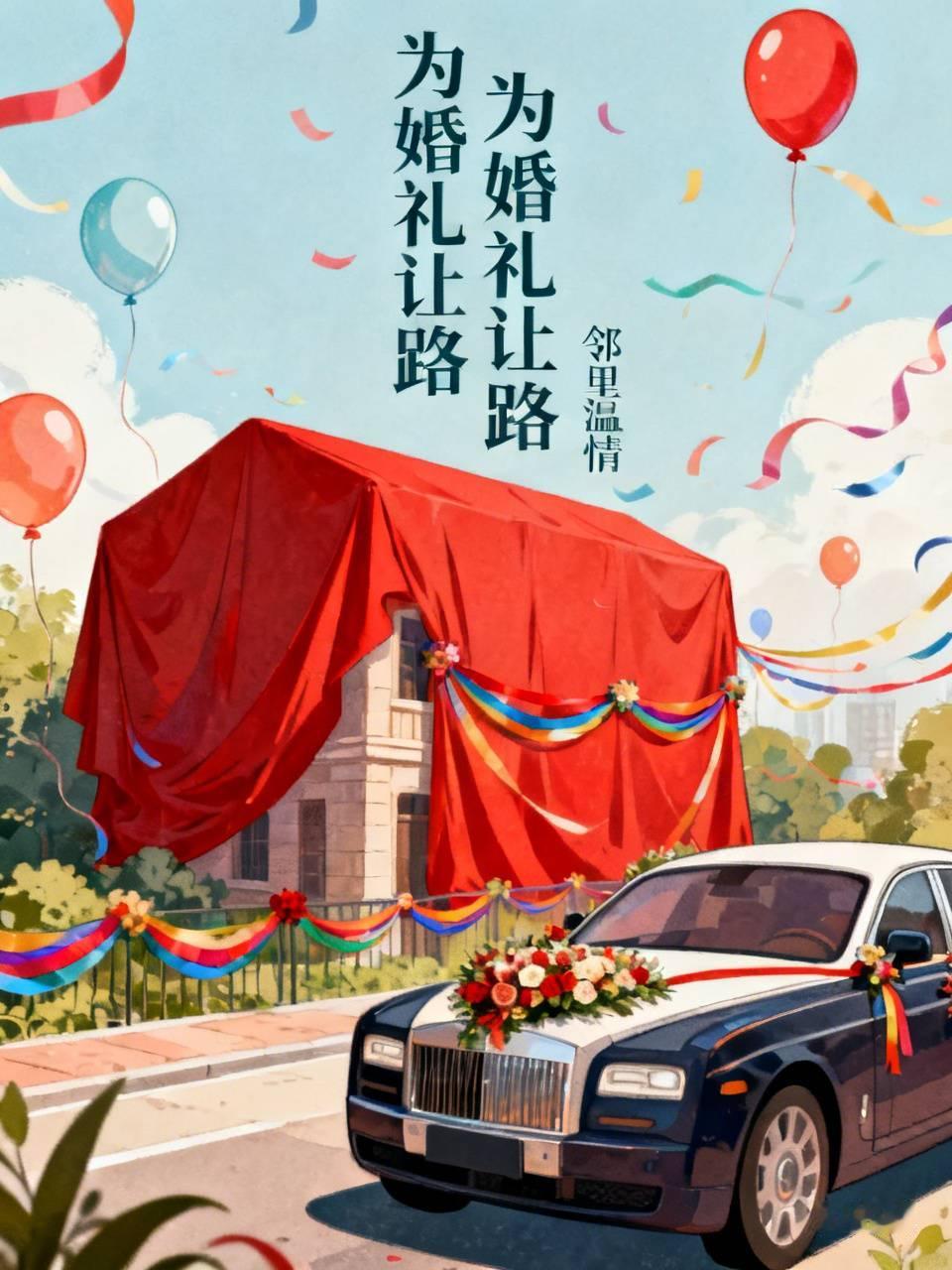 邻居结婚办庆典，殡葬业主主动停业两天，用红毯遮住广告牌，引起大家的点赞。

殡葬店主说，结婚是人生的一个大事情，自己无非就是耽误两天的生意。

据百姓关注报道，9月27日江苏省宿迁市，一家殡葬店店主丁先生，主动为邻居家婚礼“让路”，用红毯遮盖店铺招牌。并暂停两天营业。

丁先生说，邻居事前和自己商量