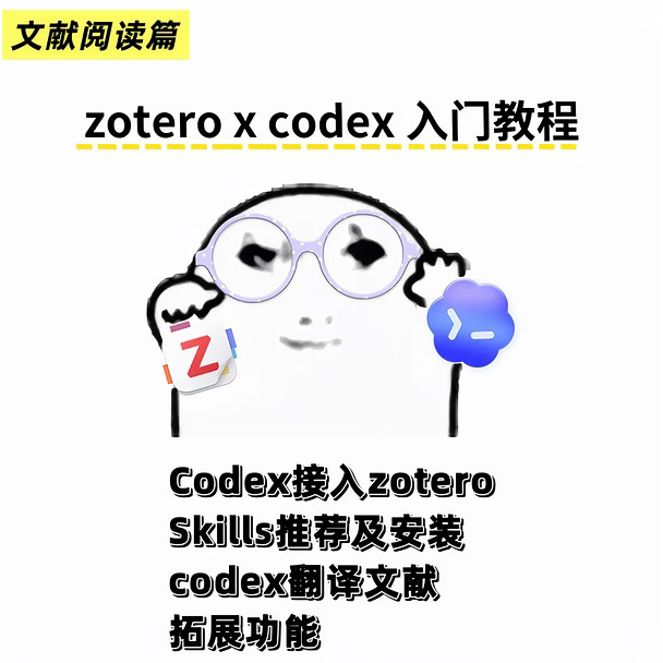 科研小白成长记02｜无脑完成codex➕zotero