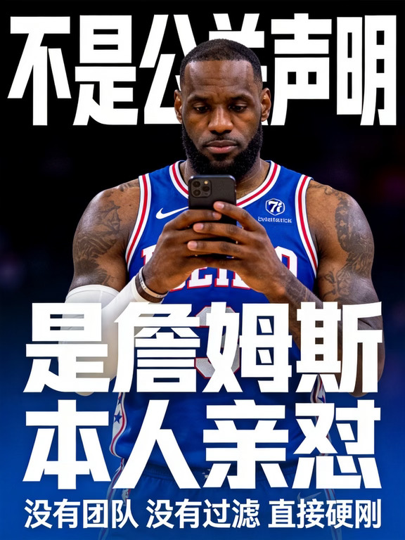詹姆斯亲自下场：假的！别再传了！