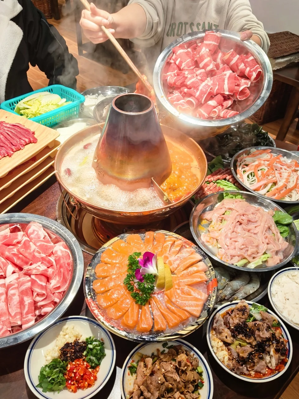 围炉铜锅涮鲜肉🥩，南昌这家店必冲！！！