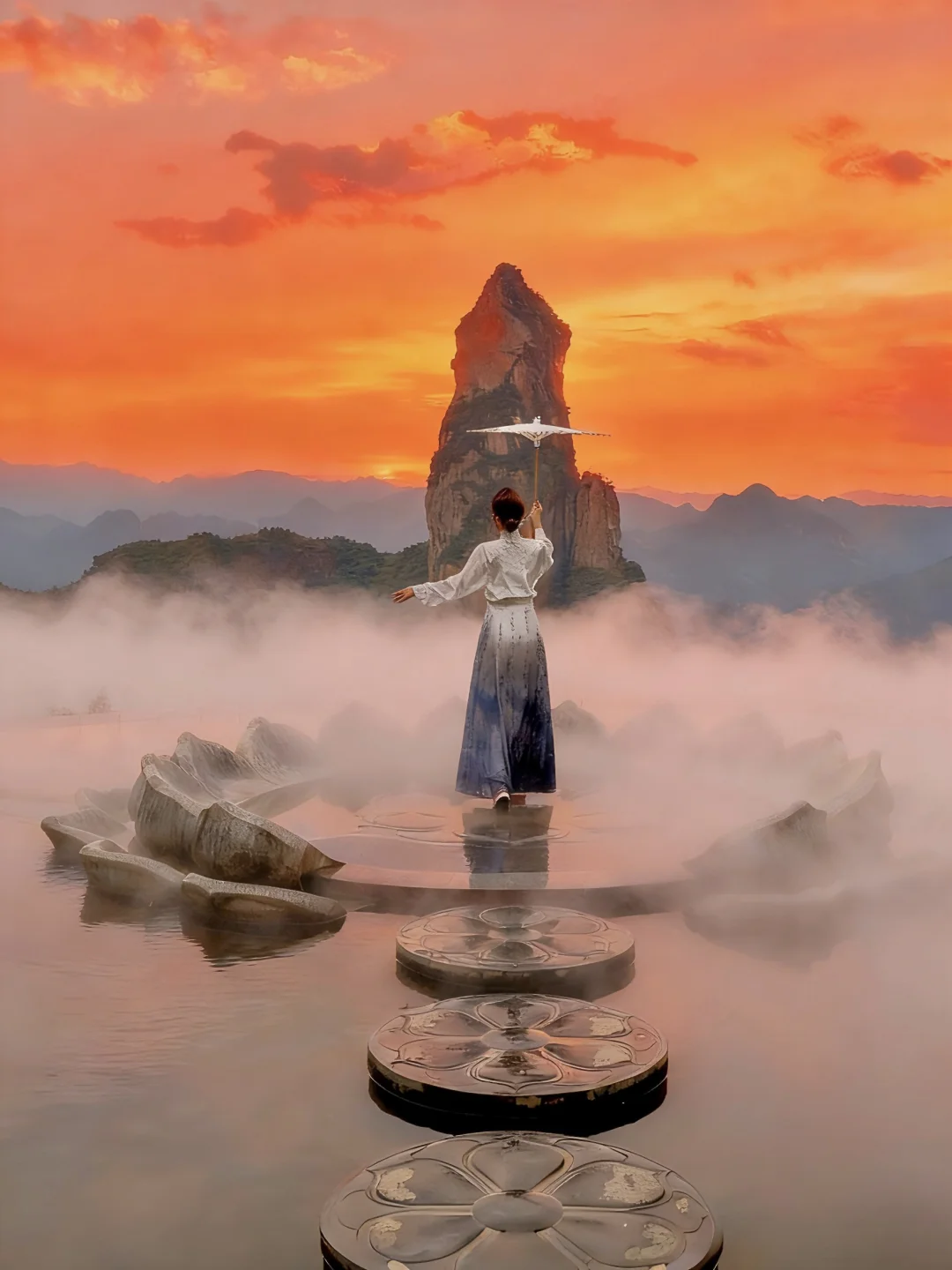 听劝！神仙居这样玩，无痛拍出仙侠大片！