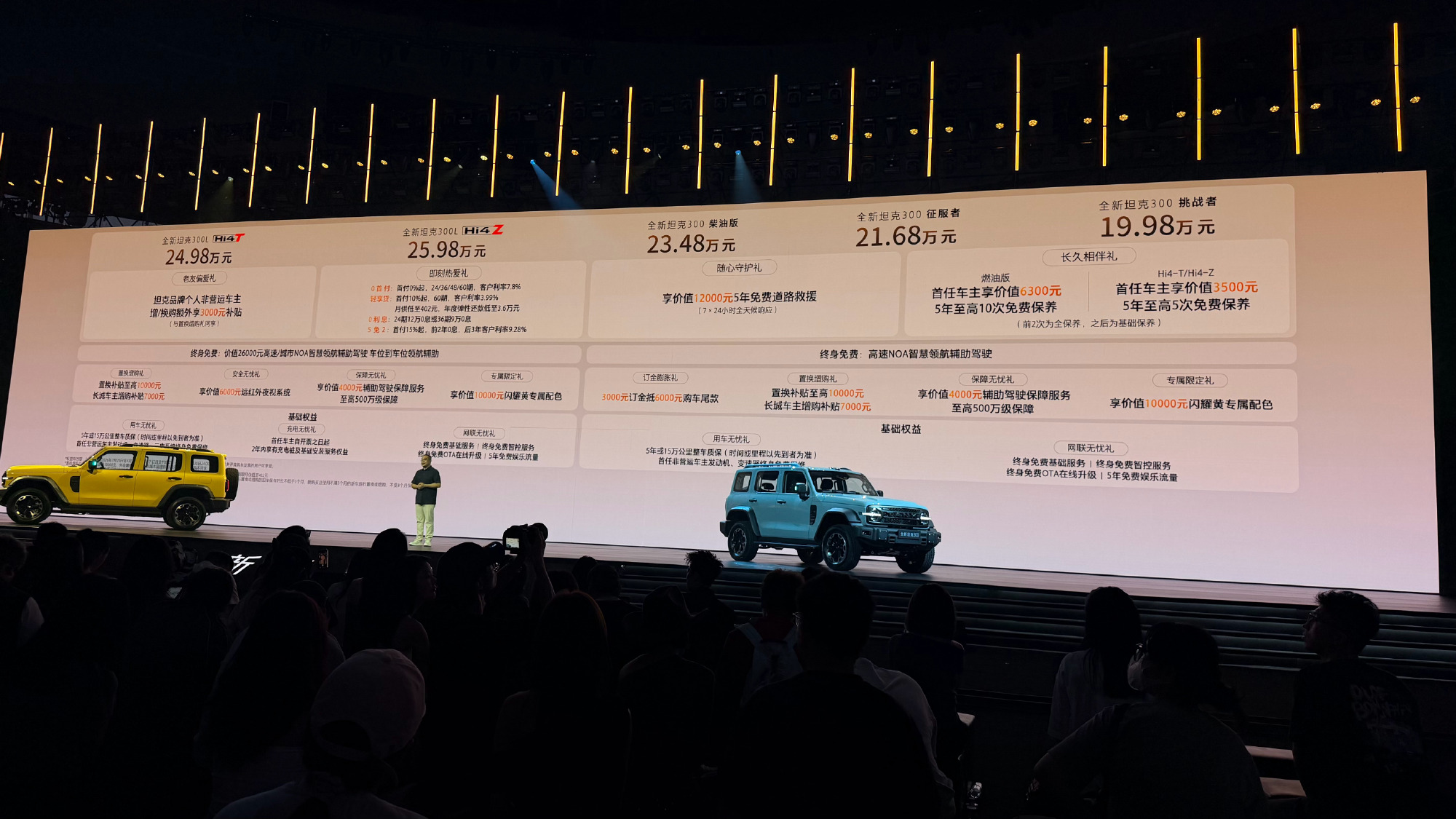 全新坦克300正式上市标轴：两款2.0T 汽油版19.98万元 挑战者...