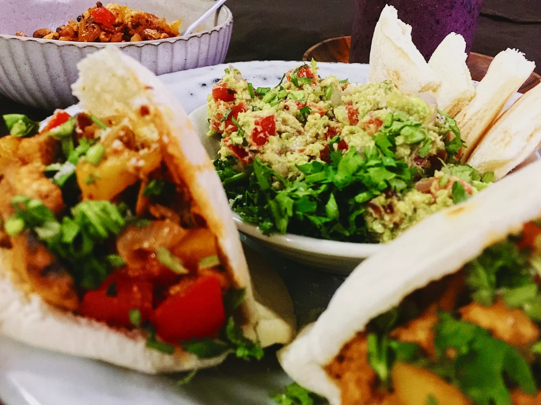 墨西哥风味🇲🇽｜毛豆Guacamole+salad｜Pita