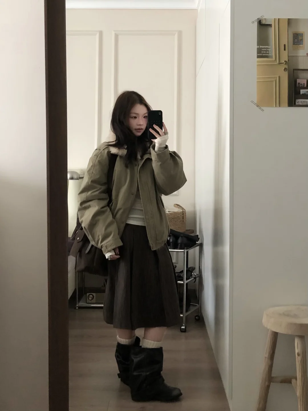 我爱派克服➕中裙！！