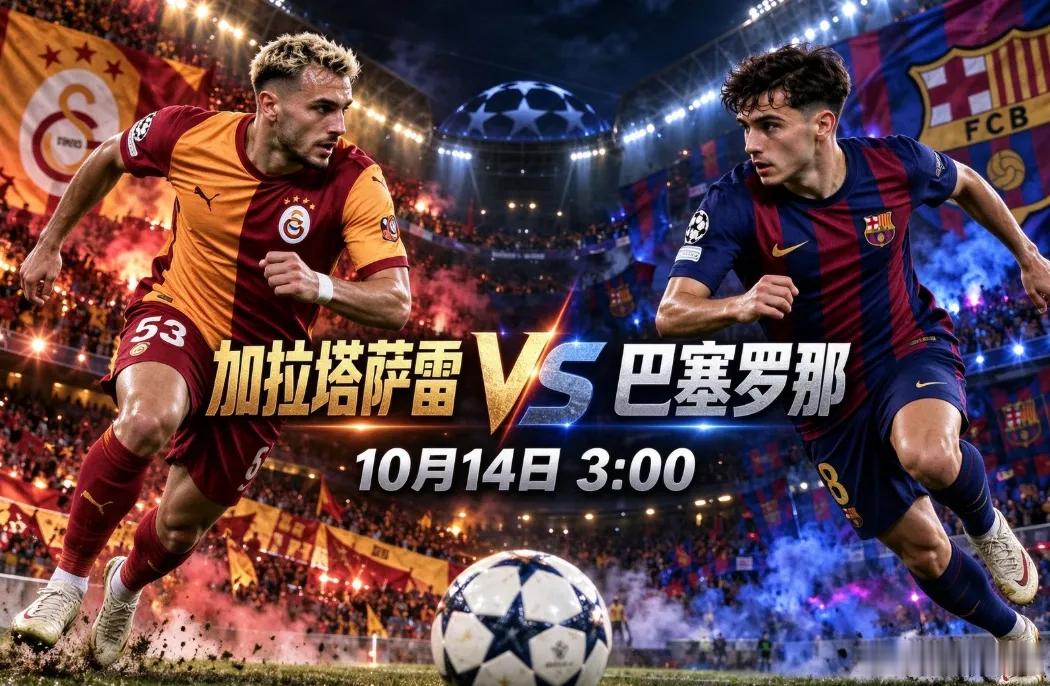 赛事看法#欧冠# 
010欧冠：加拉塔萨 VS 巴萨
方向：让胜/让平    0-2 1-2 1-3
球数：234
本场欧冠对决，加拉塔萨雷坐拥土耳其魔鬼主场，球迷声势能够给到球队加成，奥斯梅恩伤愈复出具备冲击能力，但球队稳定性不足，欧冠首轮便不敌葡萄牙体育，防线面对高强度压迫容易暴露漏洞。巴萨本赛季状态火热， ​