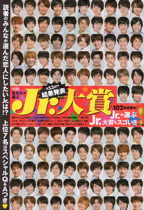 第22回Jr.恋人大赏 genki三连冠（缺页）