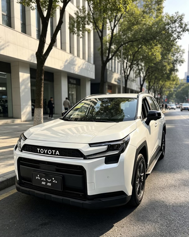 第六代荣放简直就是平民版小普拉多✅
	
全新方正硬朗的外观，厚重的前脸搭配黑色蜂窝中网，气场直接拉满。不再是圆润城市 SUV 模样，线条棱角分明，停在路边一眼就能看出硬派基因，难怪大家都叫它小普拉多！不管白色还是深色车身，越野氛围感直接到位。
	
内饰做了全新升级，简约实用的布局，大尺寸中控屏，保留物理按键，开车盲操作很方便。后排空间宽敞，一家人出游不挤，后备箱容量可观，露营装备、行李箱轻松放下。
	
双擎版本油耗很友好，城市通勤省油不心疼。底盘通过性优秀，日常代步、周末进山露营、短途穿越都 hold 得住，不用纠结城市 SUV 的短板。TSS 智行安全系统加持，全家出行安全感拉满。
	
不用大几十万拿下普拉多，十几万就能 get 同款硬派颜值，兼顾省油耐用、保值省心。家用代步、偶尔越野两不误，预算有限又喜欢硬派风格的，这台 “小普拉多” 真的可以冲！
#品质定义智电时代#2027款一汽丰田bZ5焕新上市#品质定义智电时代#一汽丰田不做快消品#一汽丰田