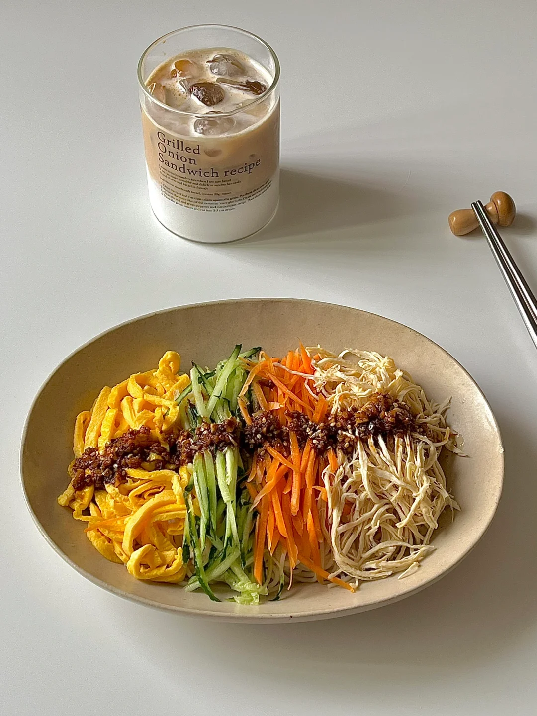 ☀️工作日早餐｜适合夏天的清爽鸡丝凉拌面😋