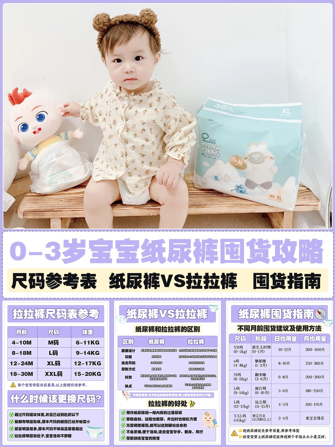 『拉拉裤』VS『纸尿裤』到底哪个更适合？