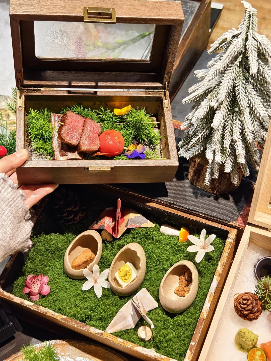 太原圣诞约会餐厅天花板！