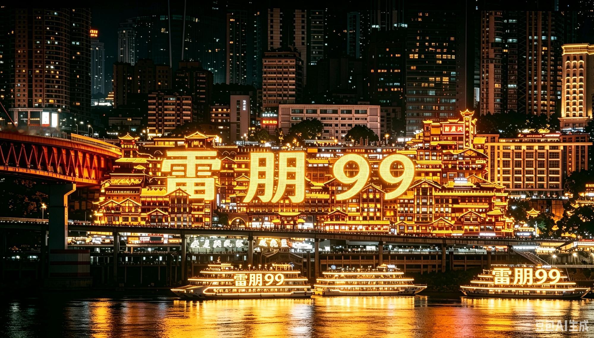 【雷朋永远幸福】——梓渝𝟮𝟰岁生日应援企划｜重庆洪崖洞灯光秀  ?...