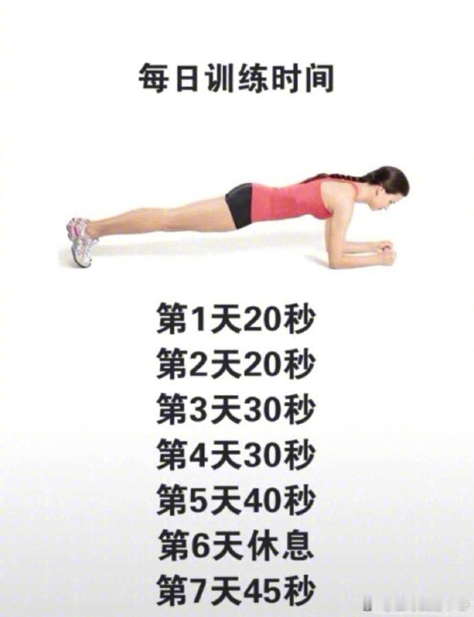 28天拥有马甲线的日常训练计划男女都适用！ ​ ​​​