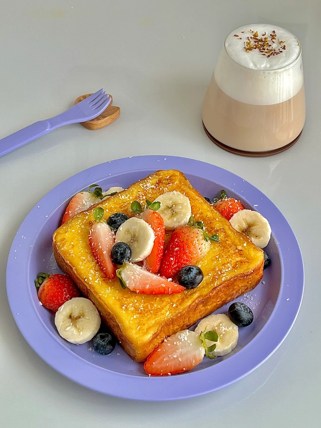 ☀️11.12日工作日早餐｜高颜值法式牛奶吐司🍞