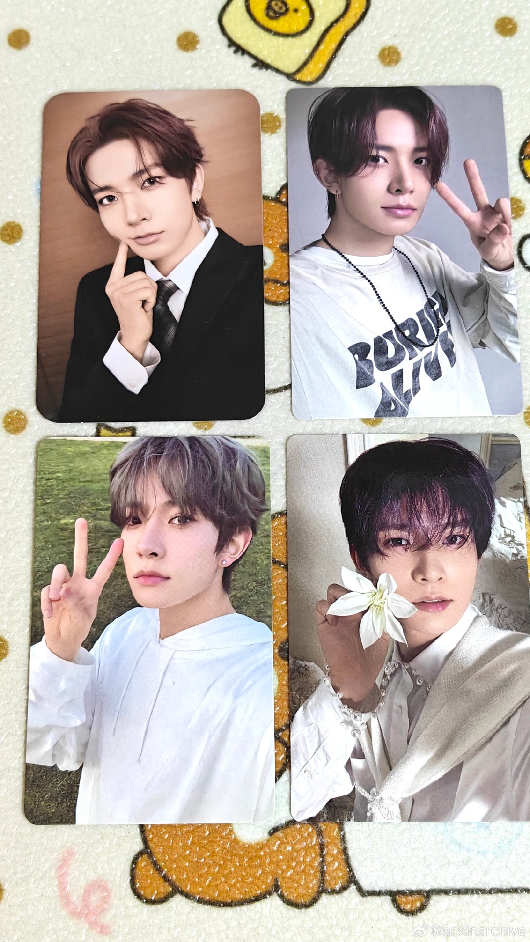 #李羲承周边中转站[超话]# 有哪位宝宝告诉我这几张的市场价[期待][期待] ​