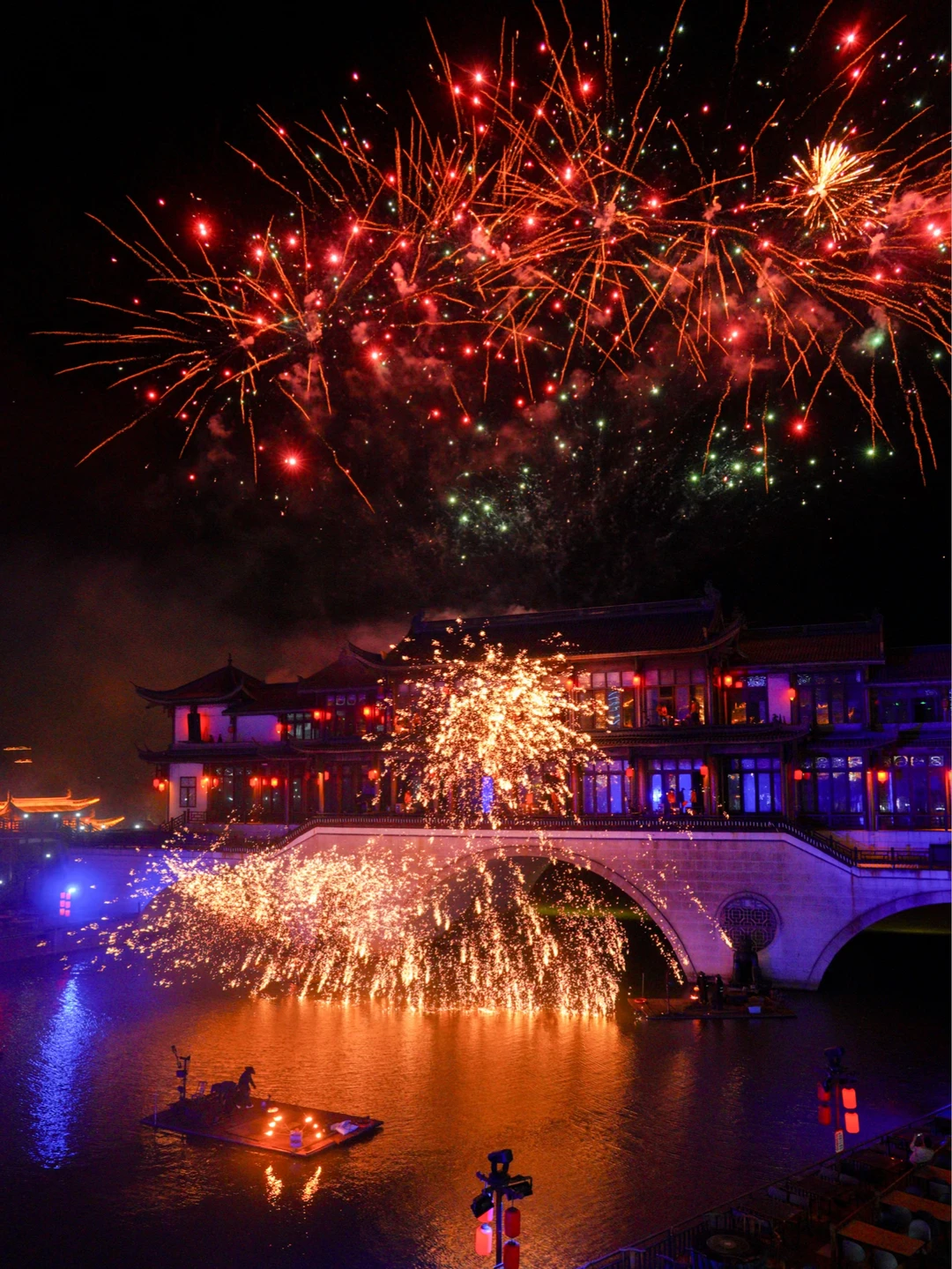 一张毛爷爷玩三天🎆9场演出➕烟花秀，夯爆了