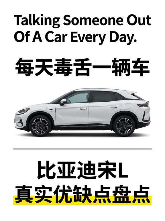 每天毒舌一辆车｜比亚迪宋L 优缺点大扒皮