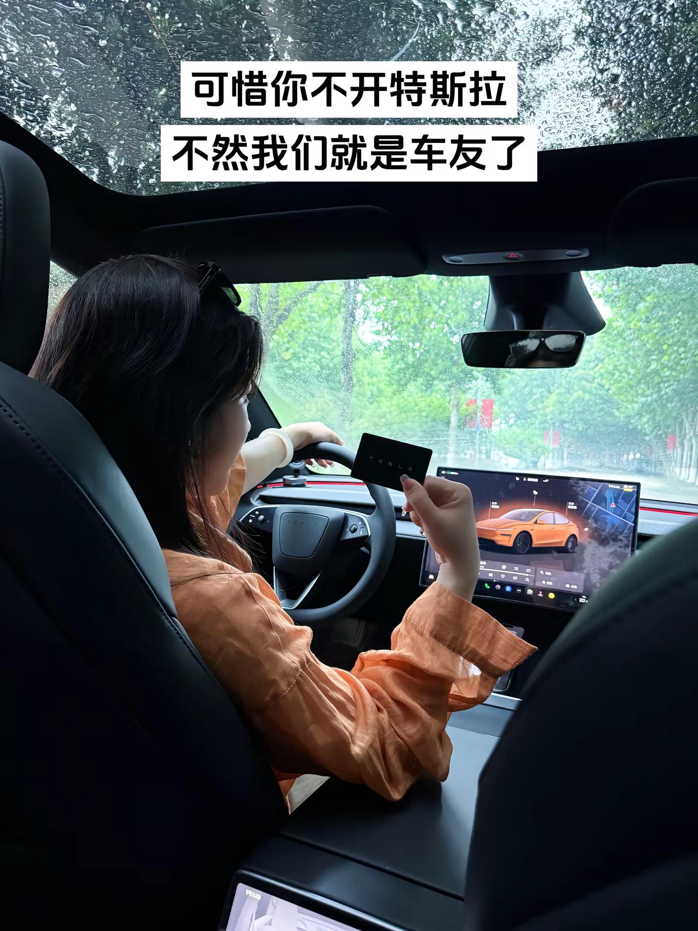 可惜你不开特斯拉，不然我们就是车友了，集合啦，特斯拉大军特斯拉车主
