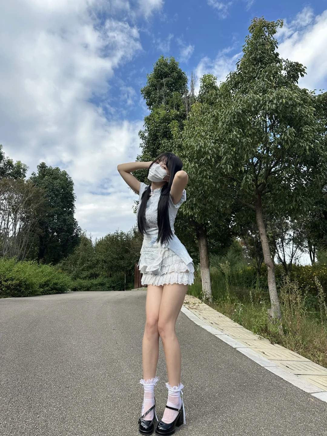 公园散步