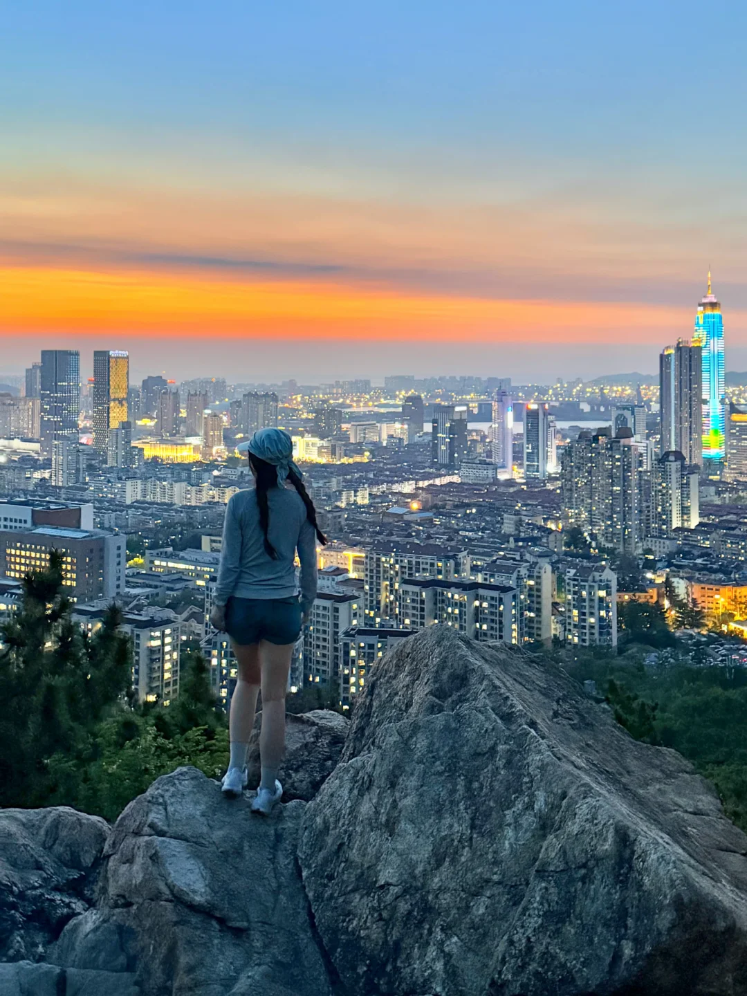 山海、落日、晚霞…烟台有自己的lalaland🌃