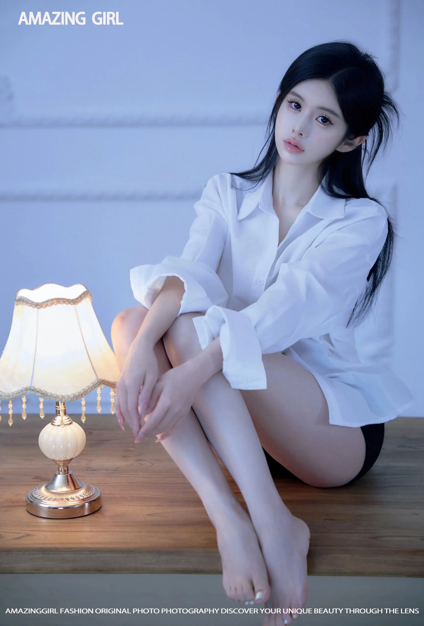 纯欲系大长腿居家少女 情绪写真