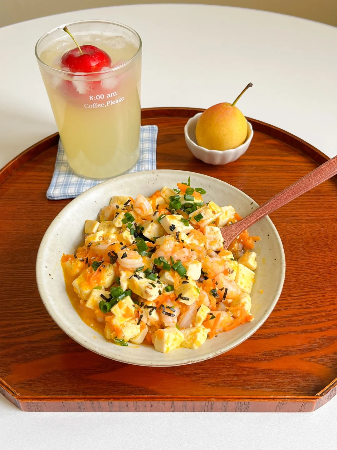 健康饮食｜低卡胡萝卜虾仁豆腐饭🍚